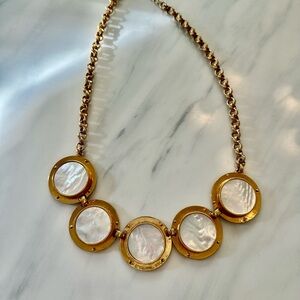 Gold and White (shell) Necklace